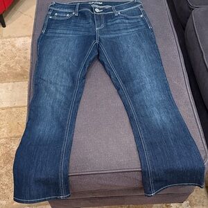 Maurices Women's Dark Blue Denim Jeans